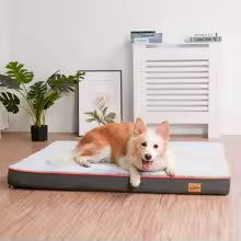 Premium Orthopedic Memory Foam Dog Bed | Waterproof Washable Mattress