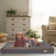 Premium Orthopedic Memory Foam Dog Bed | Waterproof Washable Mattress