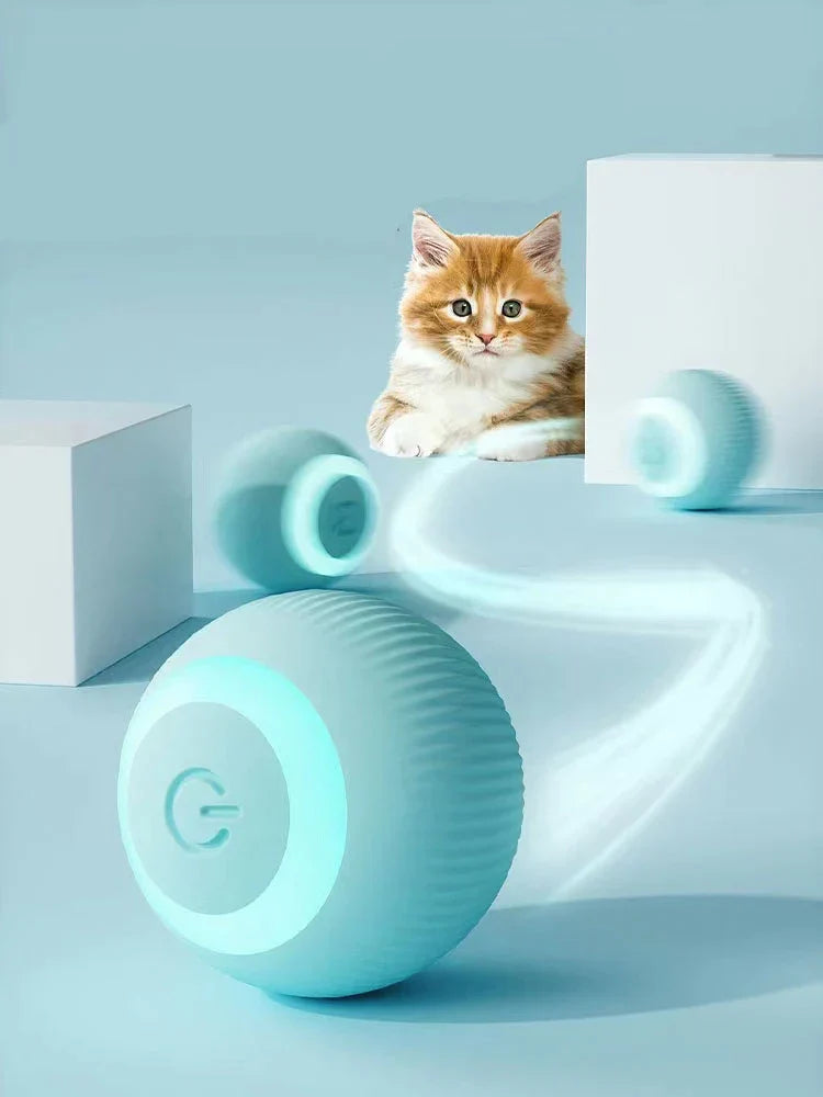 Interactive Rolling Cat Ball