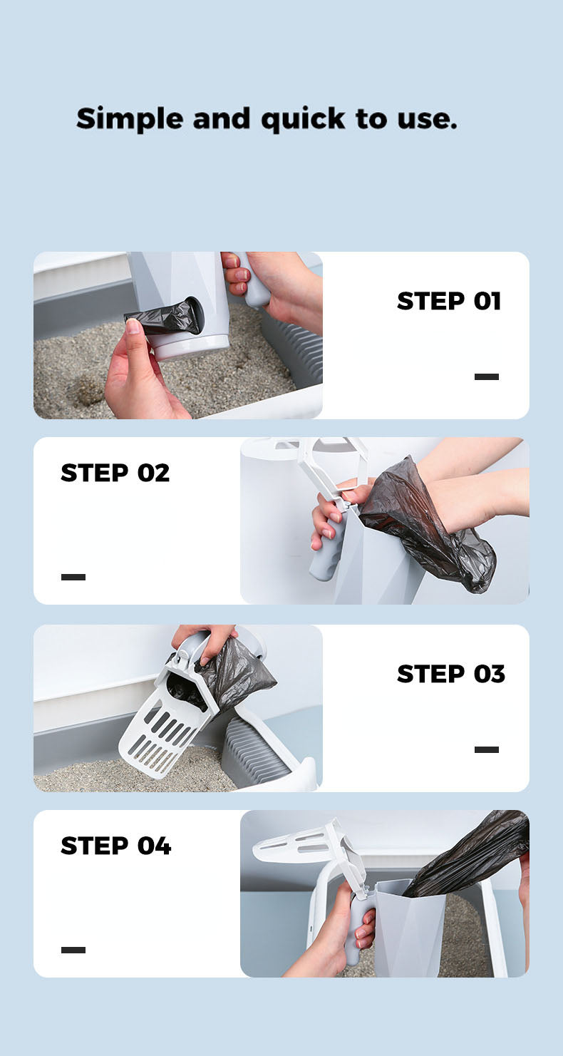 Self-Cleaning Cat Litter Scoop