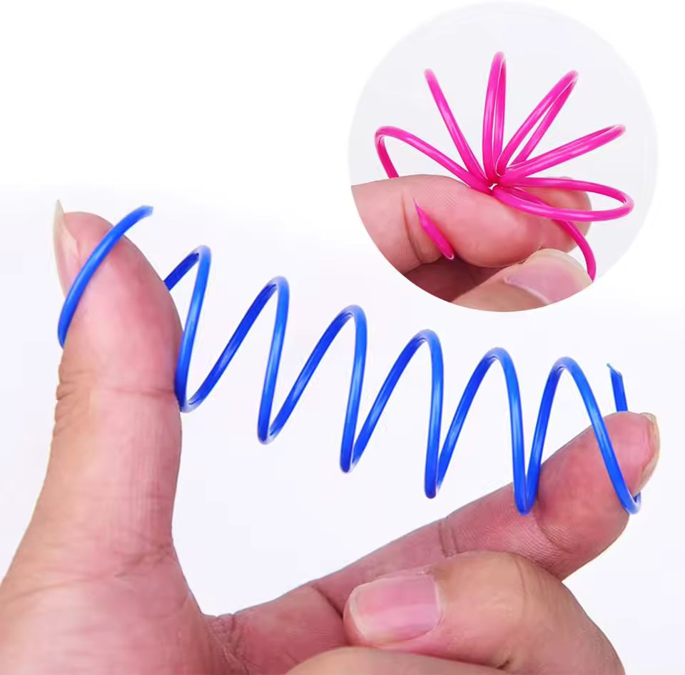 Interactive Spring Cat Toy- 24 Pack